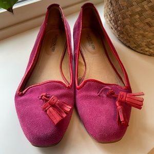 Emerson Fry Suede Tassel Loafers